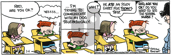 Red and Rover on Tuesday February 6, 2001 Comic Strip