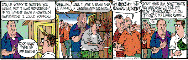Monty on Thursday September 18, 2008 Comic Strip