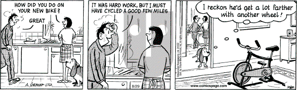 Fred Basset on Thursday August 29, 2002 Comic Strip