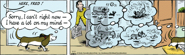 Fred Basset on Saturday May 12, 2018 Comic Strip