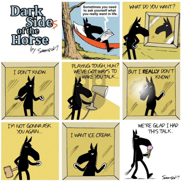 Dark Side of the Horse on Friday June 5, 2015 Comic Strip