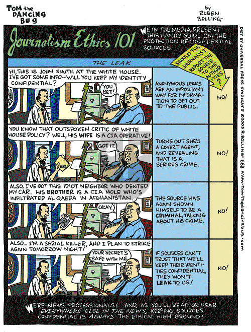 Tom the Dancing Bug on Saturday October 11, 2003 Comic Strip