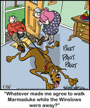 Marmaduke on Saturday February 28, 2015 Comic Strip