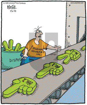 In the Bleachers on Tuesday December 14, 1999 Comic Strip