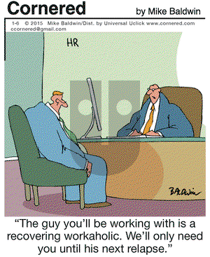 Cornered on Tuesday January 6, 2015 Comic Strip