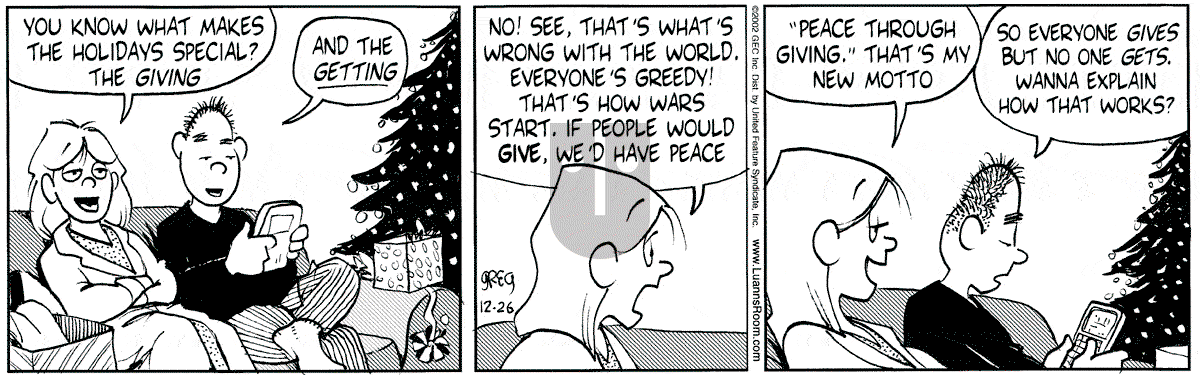 Luann - Thursday December 26, 2002 Comic Strip