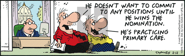 Frank and Ernest on Thursday February 12, 2015 Comic Strip