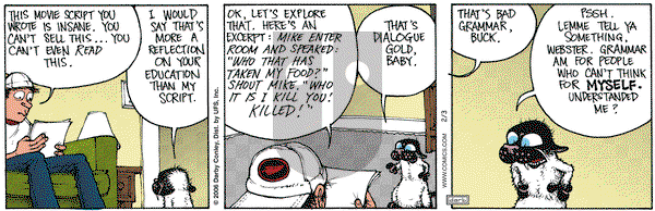 Get Fuzzy on Friday February 3, 2006 Comic Strip
