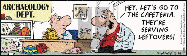 Frank and Ernest on Tuesday August 26, 2014 Comic Strip