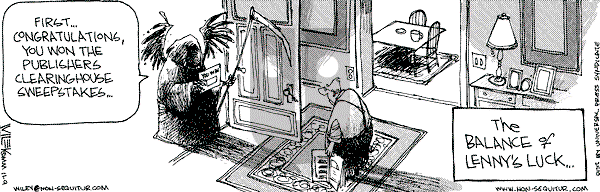 Non Sequitur - Thursday November 9, 2000 Comic Strip