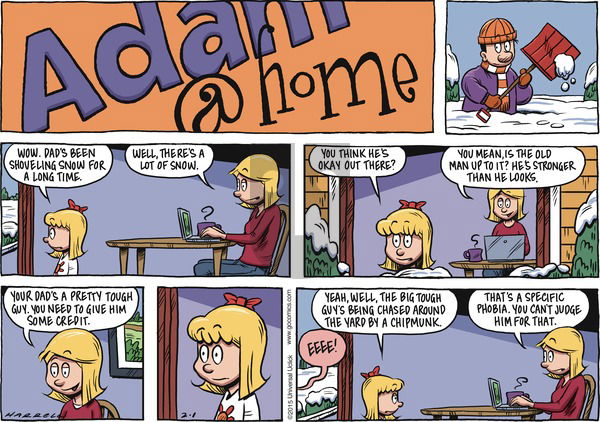Adam@Home on Sunday February 1, 2015 Comic Strip