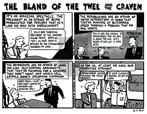 Ted Rall on Thursday December 17, 1998 Comic Strip