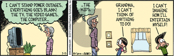 Grand Avenue on Monday March 15, 2010 Comic Strip