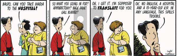 Baldo on Monday May 15, 2000 Comic Strip