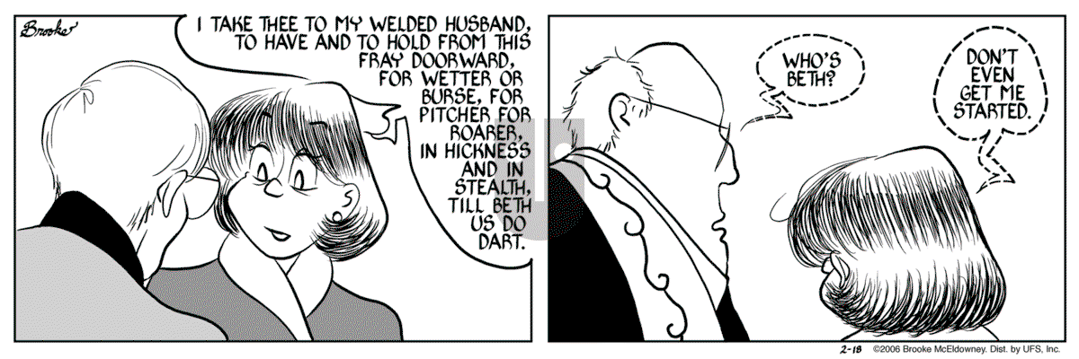 9 Chickweed Lane - Saturday February 18, 2006 Comic Strip