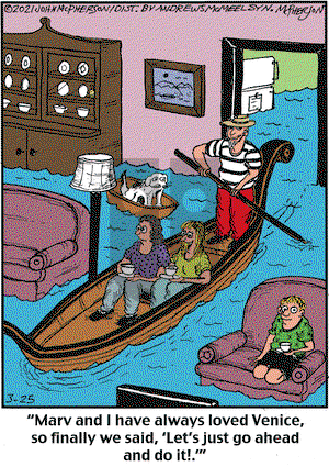 Close to Home - Thursday March 25, 2021 Comic Strip
