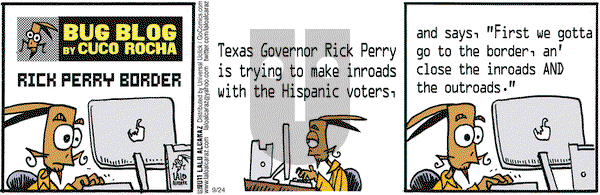 La Cucaracha - Saturday September 24, 2011 Comic Strip