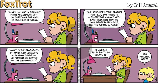 FoxTrot on Sunday April 23, 2017 Comic Strip