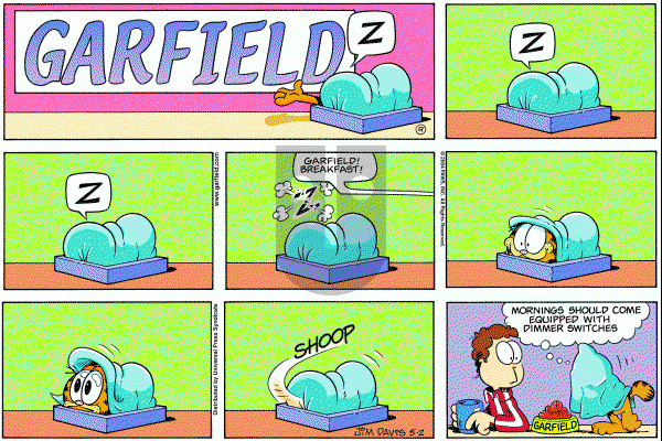 Garfield - Sunday May 2, 2004 Comic Strip