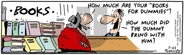 Frank and Ernest - Friday July 22, 2005 Comic Strip
