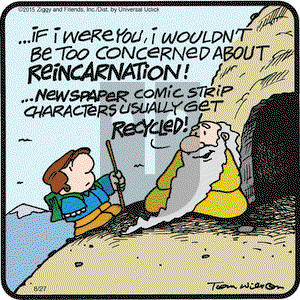 Ziggy on Thursday August 27, 2015 Comic Strip