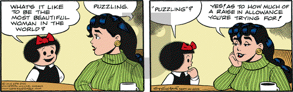 Nancy on Monday September 21, 2015 Comic Strip