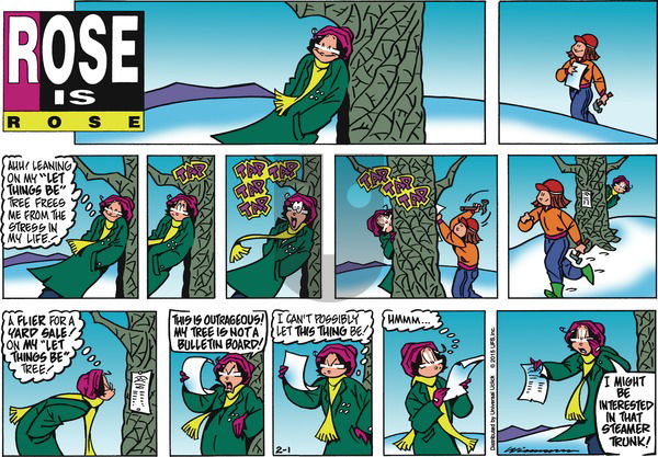 Rose is Rose on Sunday February 1, 2015 Comic Strip