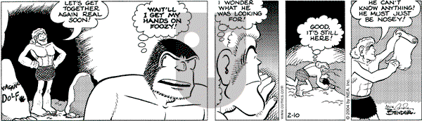 Alley Oop on Tuesday February 10, 2004 Comic Strip