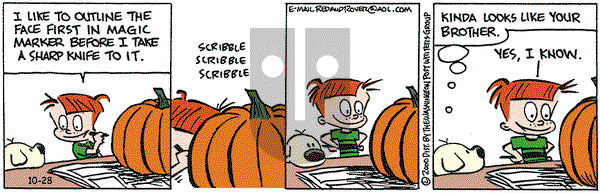Red and Rover on Saturday October 28, 2000 Comic Strip