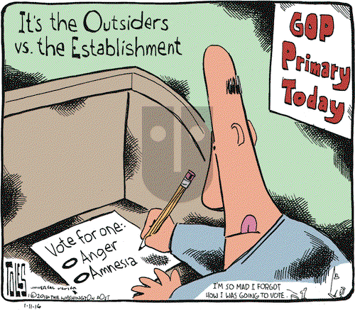 Tom Toles on Monday January 11, 2016 Comic Strip