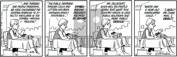 Doonesbury on Tuesday March 29, 1977 Comic Strip