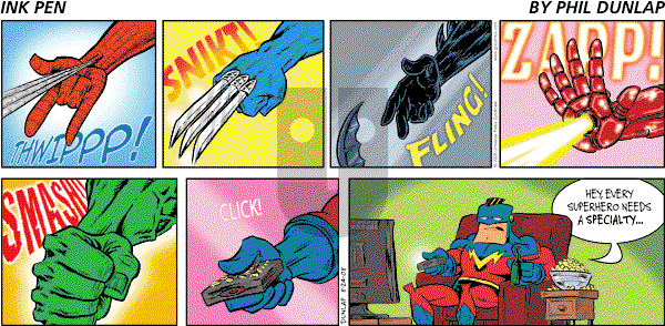 Ink Pen - Sunday August 24, 2008 Comic Strip