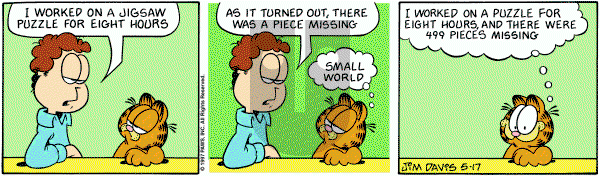 Garfield - Saturday May 17, 1997 Comic Strip