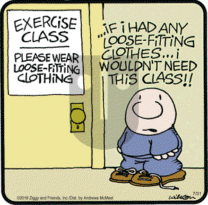 Ziggy on Wednesday July 31, 2019 Comic Strip