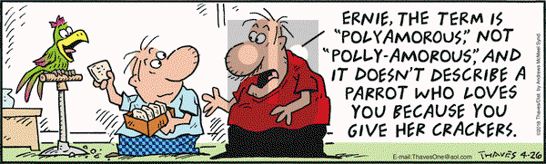 Frank and Ernest on Thursday April 26, 2018 Comic Strip