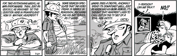 Doonesbury on Monday July 27, 1987 Comic Strip