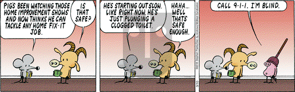Pearls Before Swine on Saturday March 10, 2018 Comic Strip