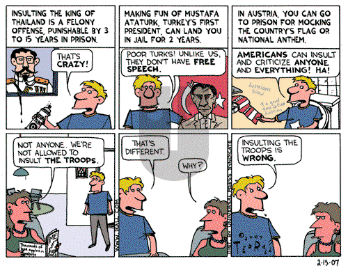 Ted Rall on Thursday February 15, 2007 Comic Strip