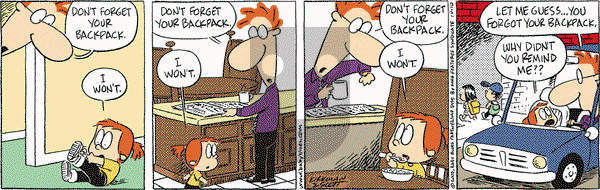 Baby Blues on Friday October 10, 2003 Comic Strip