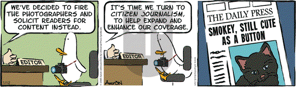 W.T. Duck on Monday January 12, 2009 Comic Strip