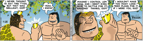 Alley Oop on Wednesday July 26, 2017 Comic Strip
