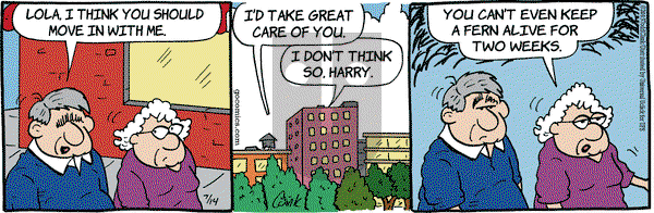 Lola on Tuesday July 14, 2015 Comic Strip