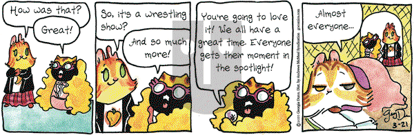 Breaking Cat News on Saturday March 21, 2020 Comic Strip