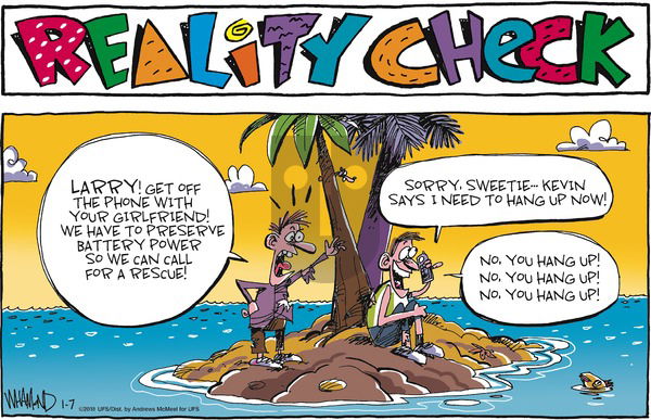 Reality Check on Sunday January 7, 2018 Comic Strip