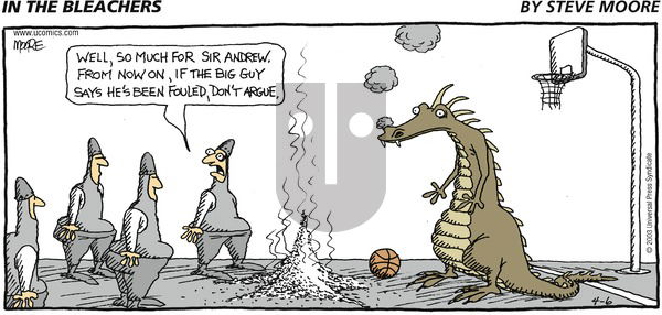 In the Bleachers on Wednesday August 11, 2004 Comic Strip