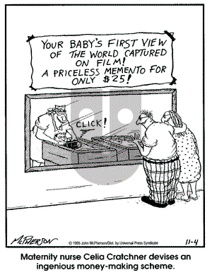 Close to Home on Saturday November 4, 1995 Comic Strip