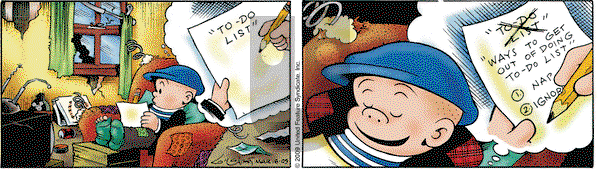 Nancy on Wednesday March 18, 2009 Comic Strip