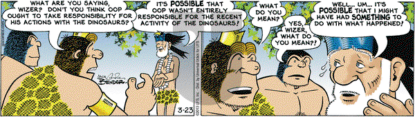 Alley Oop on Saturday March 23, 2013 Comic Strip