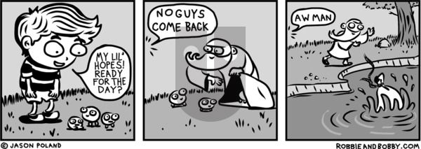 Robbie and Bobby on Friday March 21, 2025 Comic Strip