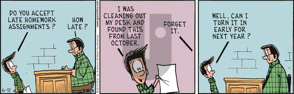 Grand Avenue on Tuesday June 12, 2018 Comic Strip